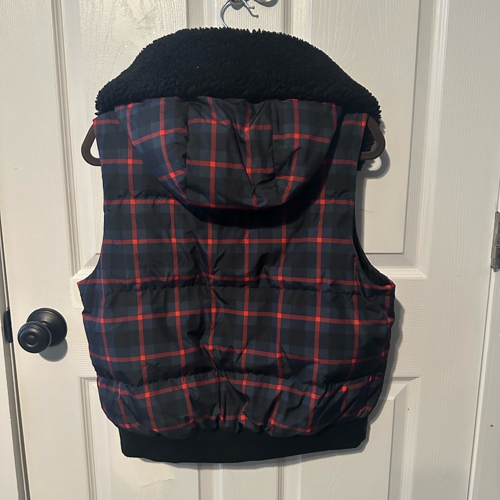 Coach Riley Plaid Puffer Vest - Picture 2 of 2